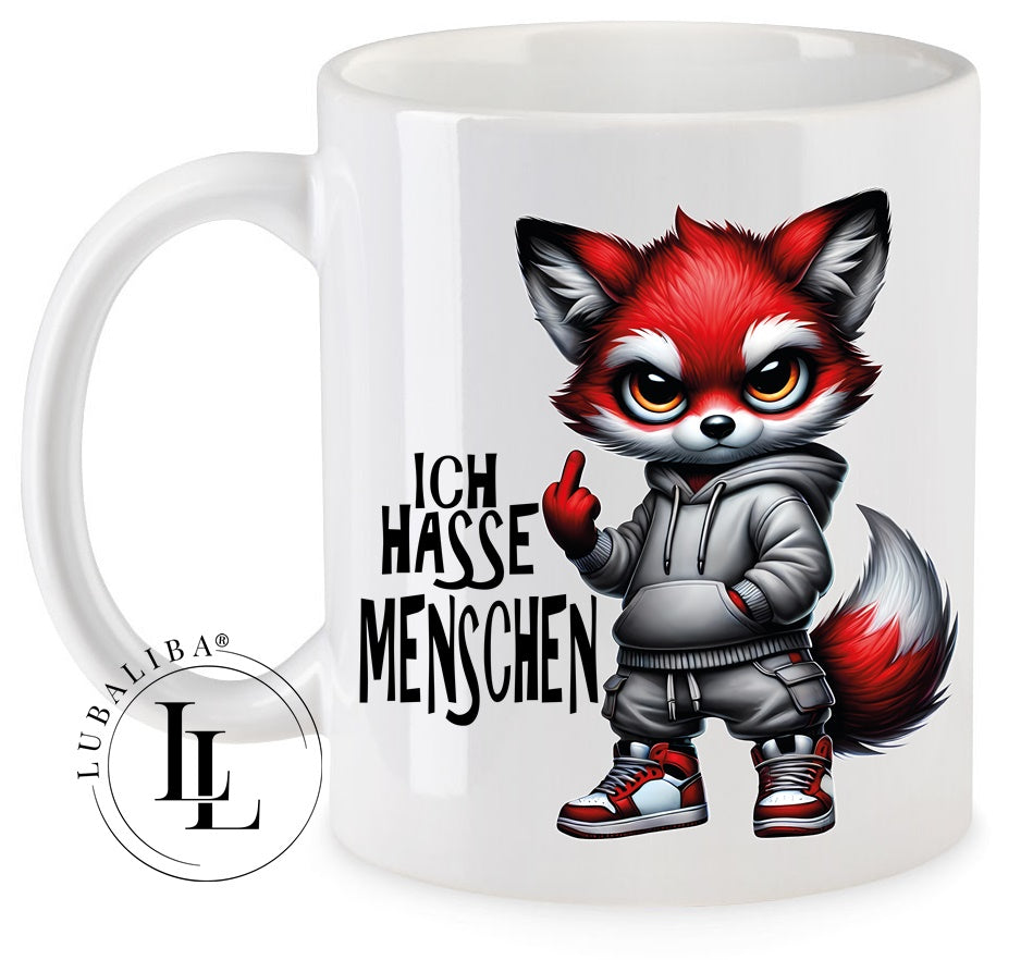 Tasse " FUCHSI FUCHS " Tasse Keramik Motiv: TAZ